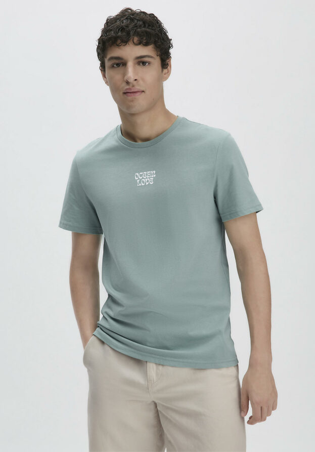 hessnatur Herren Shirt Regular aus Bio-Baumwolle - grün - Größe 50